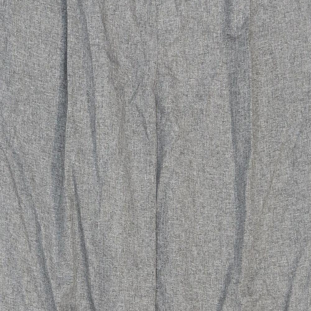 George Womens Grey Polyester Carrot Trousers Size 16 L28 in Regular Zip