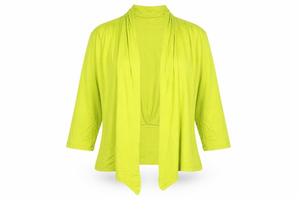Womens UK Size 14 Debenhams Green Kimono Blouse