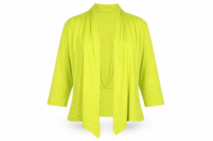 Womens UK Size 14 Debenhams Green Kimono Blouse