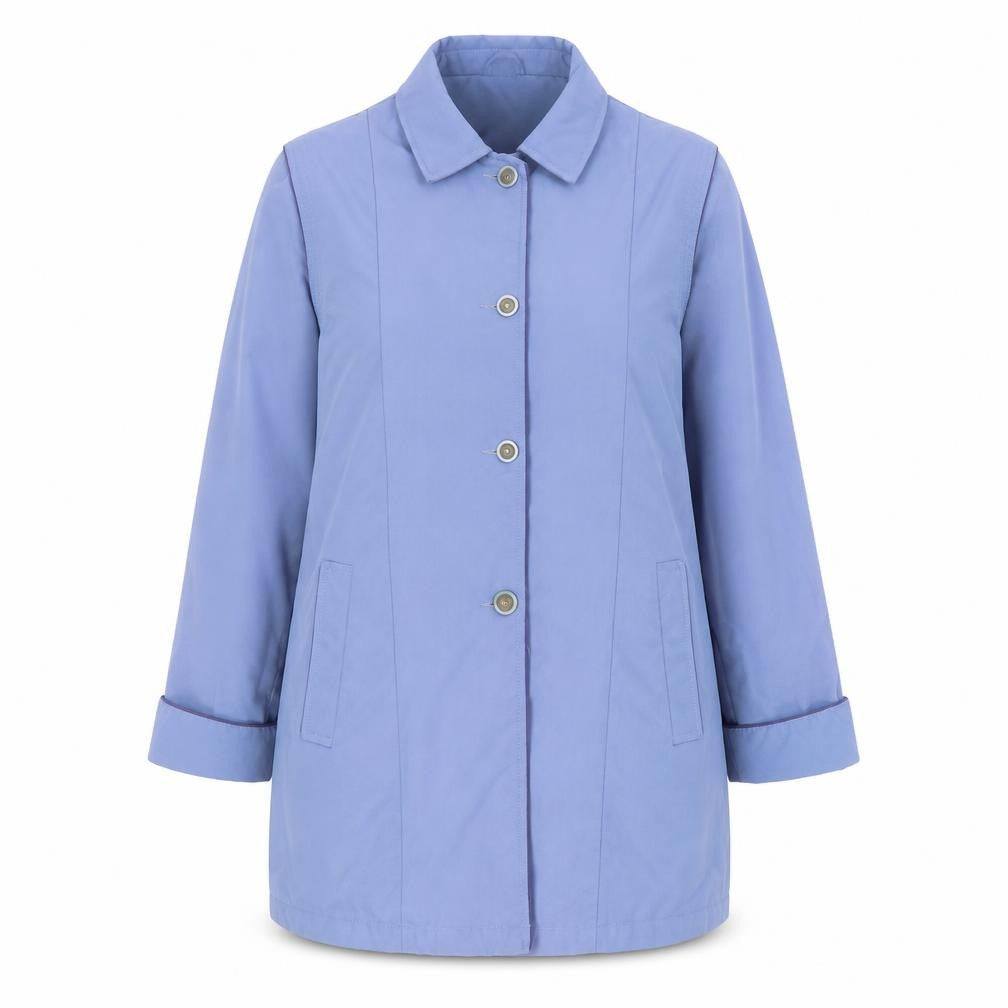 Womens UK Size 16 Deanes Blue Trench Coat