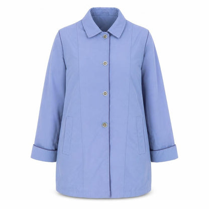 Womens UK Size 16 Deanes Blue Trench Coat