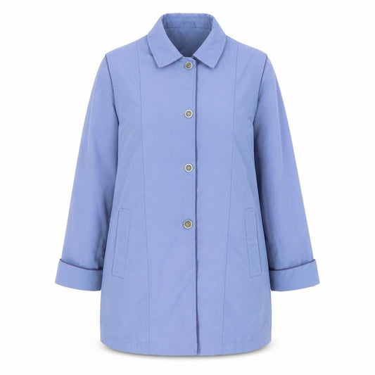Womens UK Size 16 Deanes Blue Trench Coat
