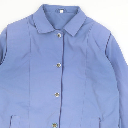 Womens UK Size 16 Deanes Blue Trench Coat