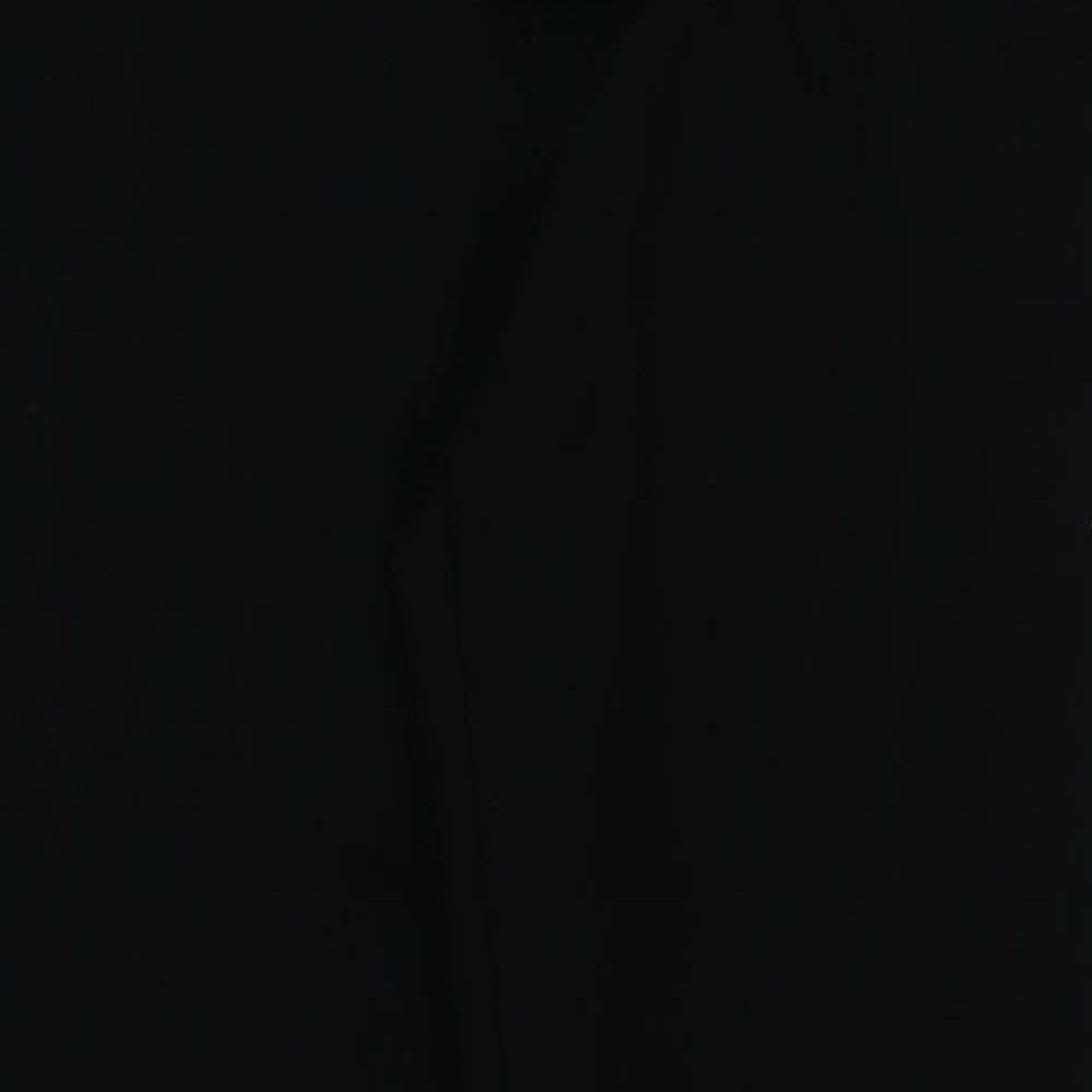 Romeo & Juliet Couture Womens Black Polyester Trousers Size L L28 in Regular Button