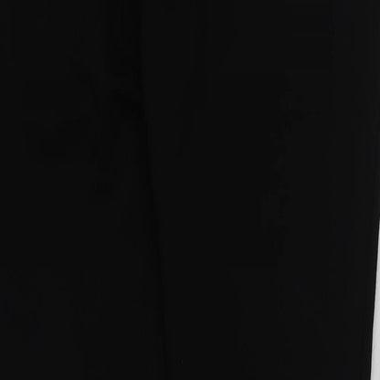Romeo & Juliet Couture Womens Black Polyester Trousers Size L L28 in Regular Button