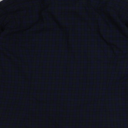 Mens UK Size 15.5 Cedar Wood State Green  Button-Up Long Sleeve Casual Shirt