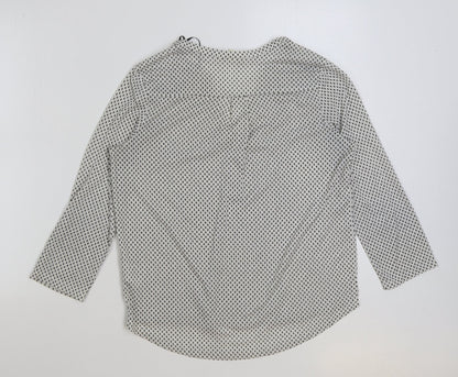 Womens UK Size S H&M White Basic Blouse