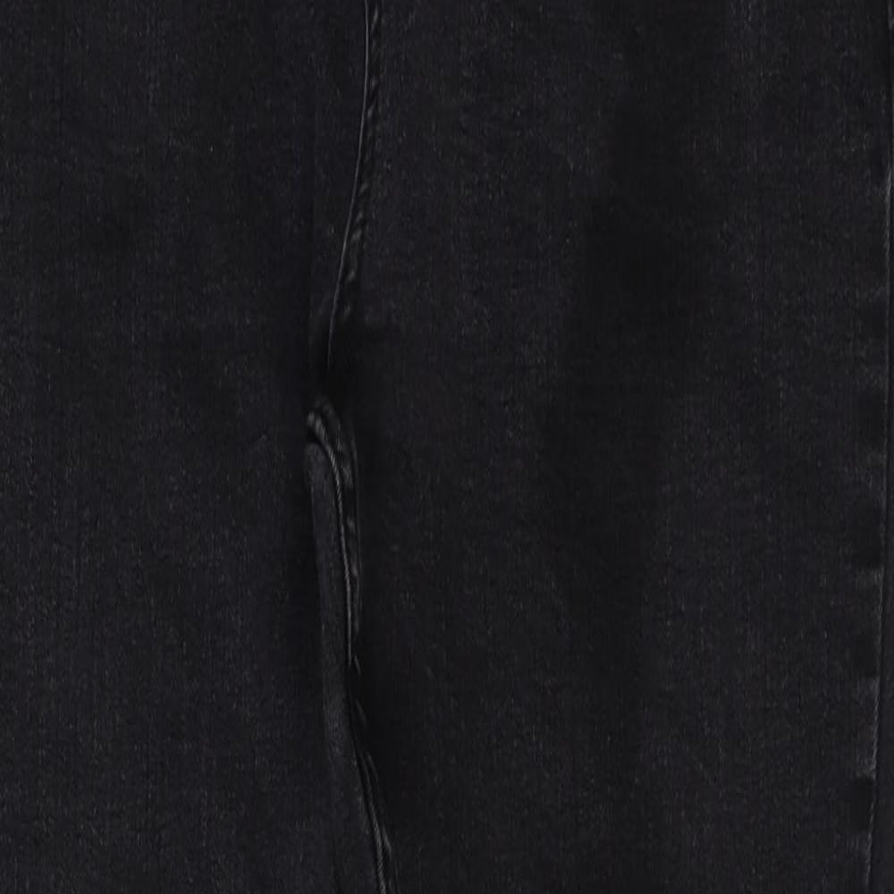 Hera Womens Grey Cotton Skinny Jeans Size 32 in L28 in Regular Button