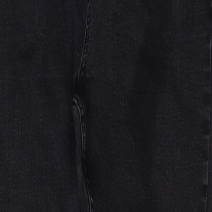 Hera Womens Grey Cotton Skinny Jeans Size 32 in L28 in Regular Button