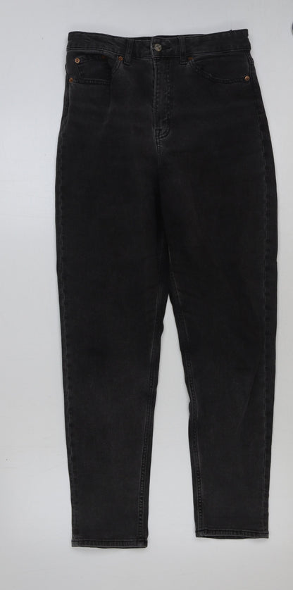 Womens UK Size 10 H&M Regular Fit Skinny Grey Jeans