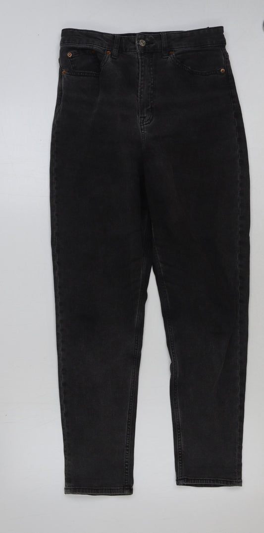 Womens UK Size 10 H&M Regular Fit Skinny Grey Jeans