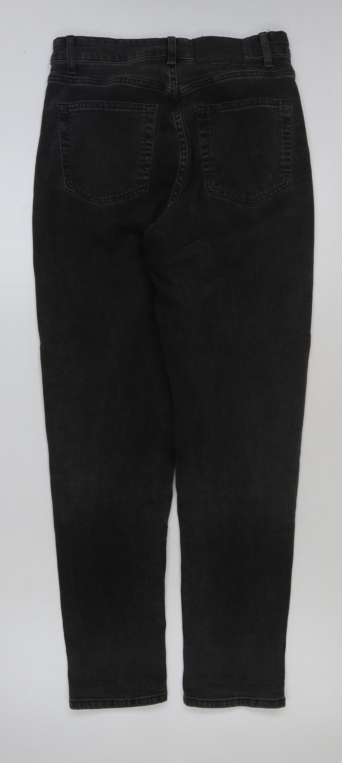 Womens UK Size 10 H&M Regular Fit Skinny Grey Jeans