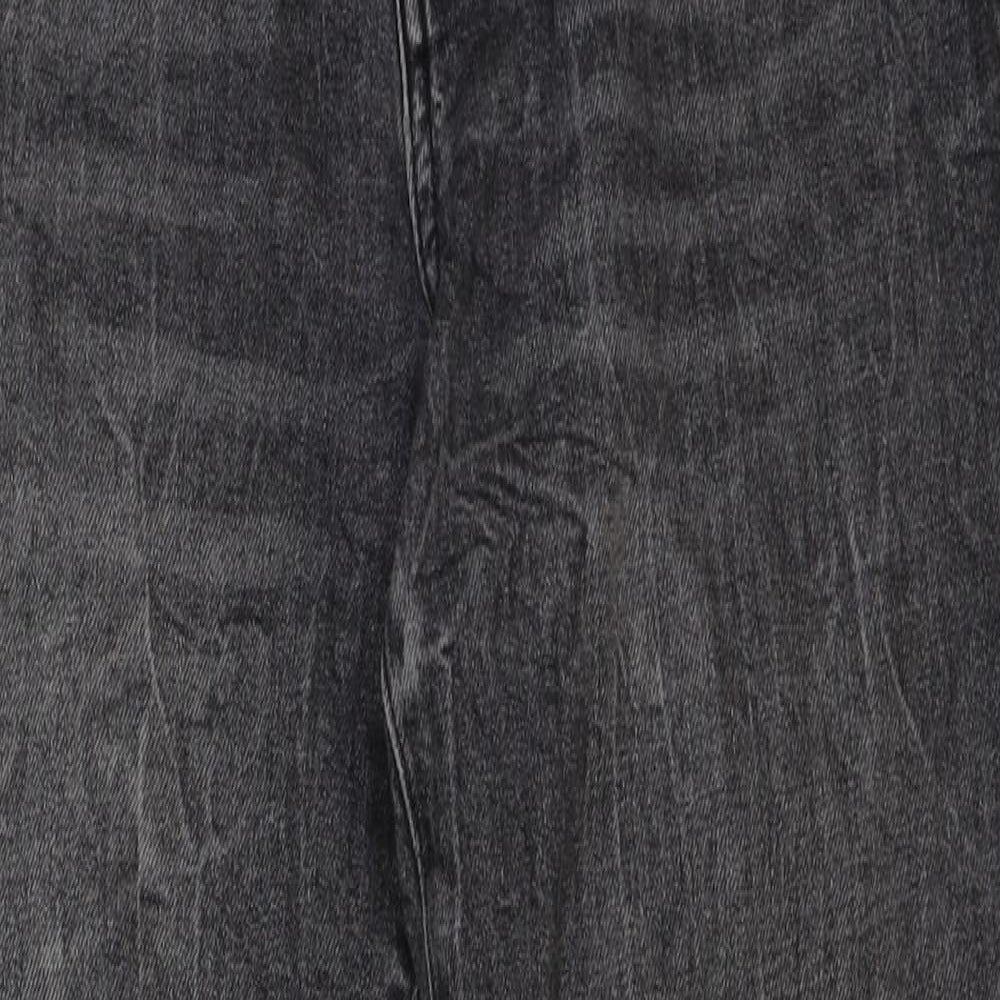 nine Womens Grey Cotton Skinny Jeans Size 8 L27 in Regular Button