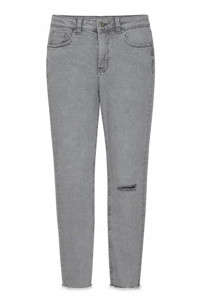 Womens UK Size 10 Denim & Co. Regular Fit Skinny Grey Jeans