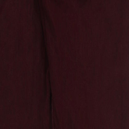 H&M Womens Red Cotton Straight Jeans Size 32 in L32 in Regular Button