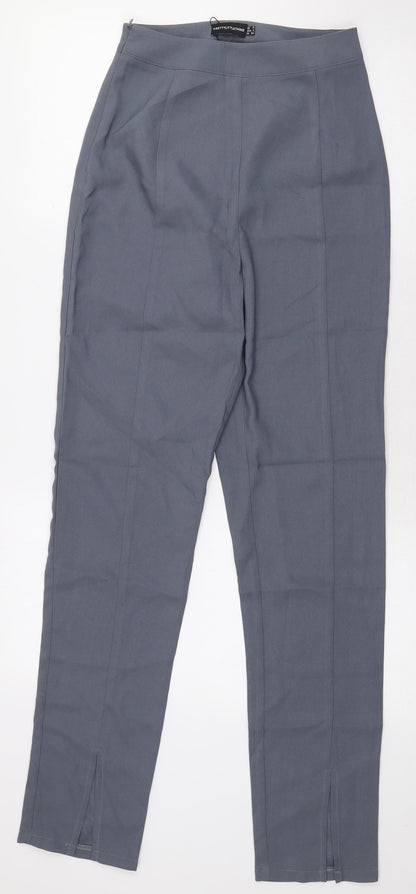 Womens UK Size 6 PRETTYLITTLETHING Regular Fit  Grey Trousers