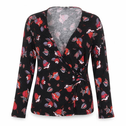 Womens UK Size 12 M&Co Black Basic Blouse
