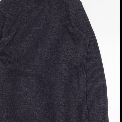 Atmosphere Womens Blue Polyester Pullover Sweatshirt Size 10 Pullover