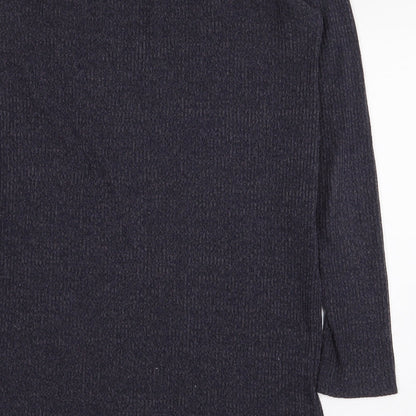 Atmosphere Womens Blue Polyester Pullover Sweatshirt Size 10 Pullover