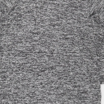 Preworn Womens Grey Viscose Pullover Sweatshirt Size 18 Pullover