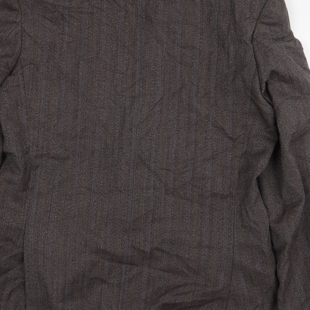 Mens UK Size 40 James Barry Regular Brown Suit Jacket