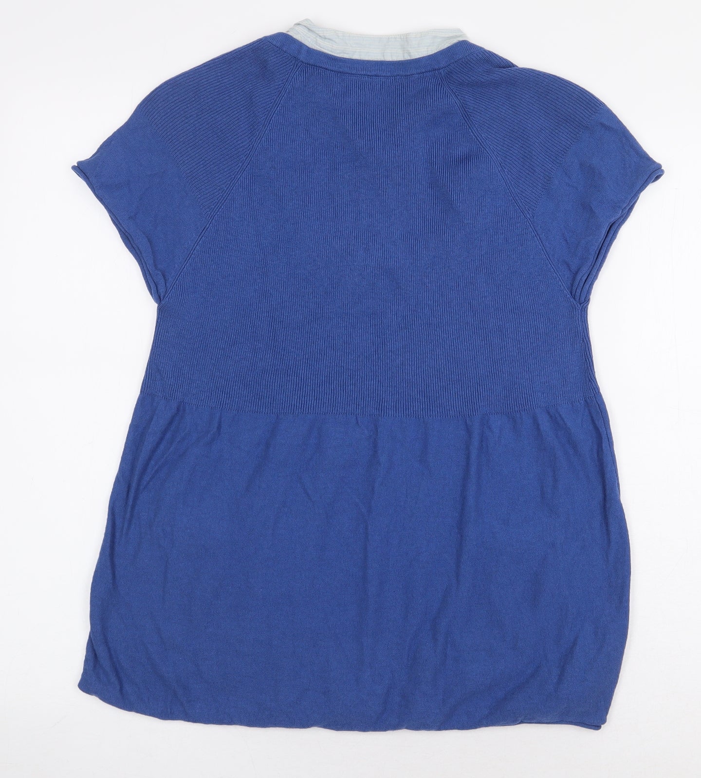 Womens UK Size 12 NEXT Blue Basic Blouse