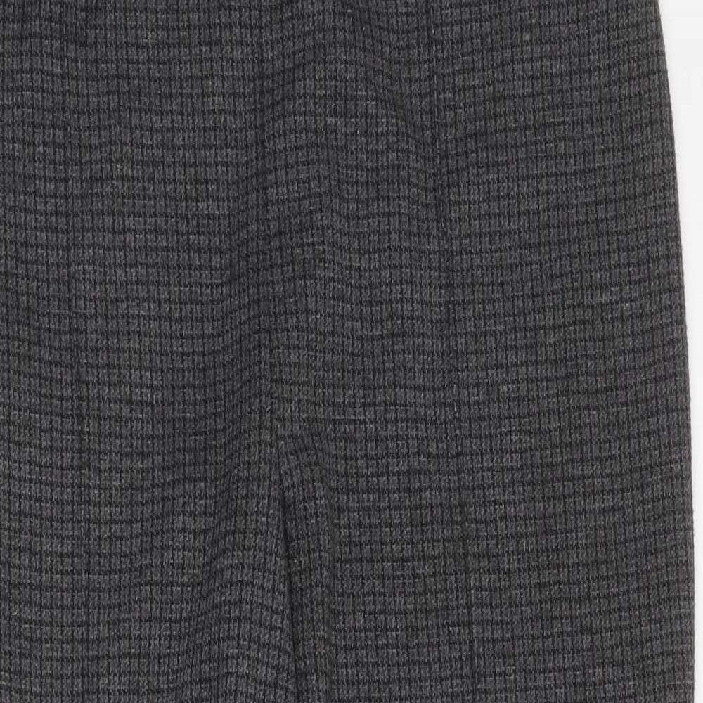 Womens UK Size 18 Preworn Regular Fit  Grey Trousers