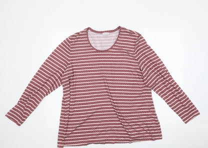 Womens UK Size M Gerry Weber Red Basic T-Shirt