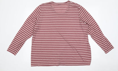 Womens UK Size M Gerry Weber Red Basic T-Shirt