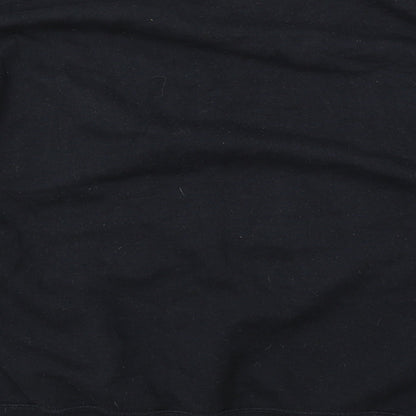 Love Womens Black 100% Cotton Pullover Sweatshirt One Size Pullover