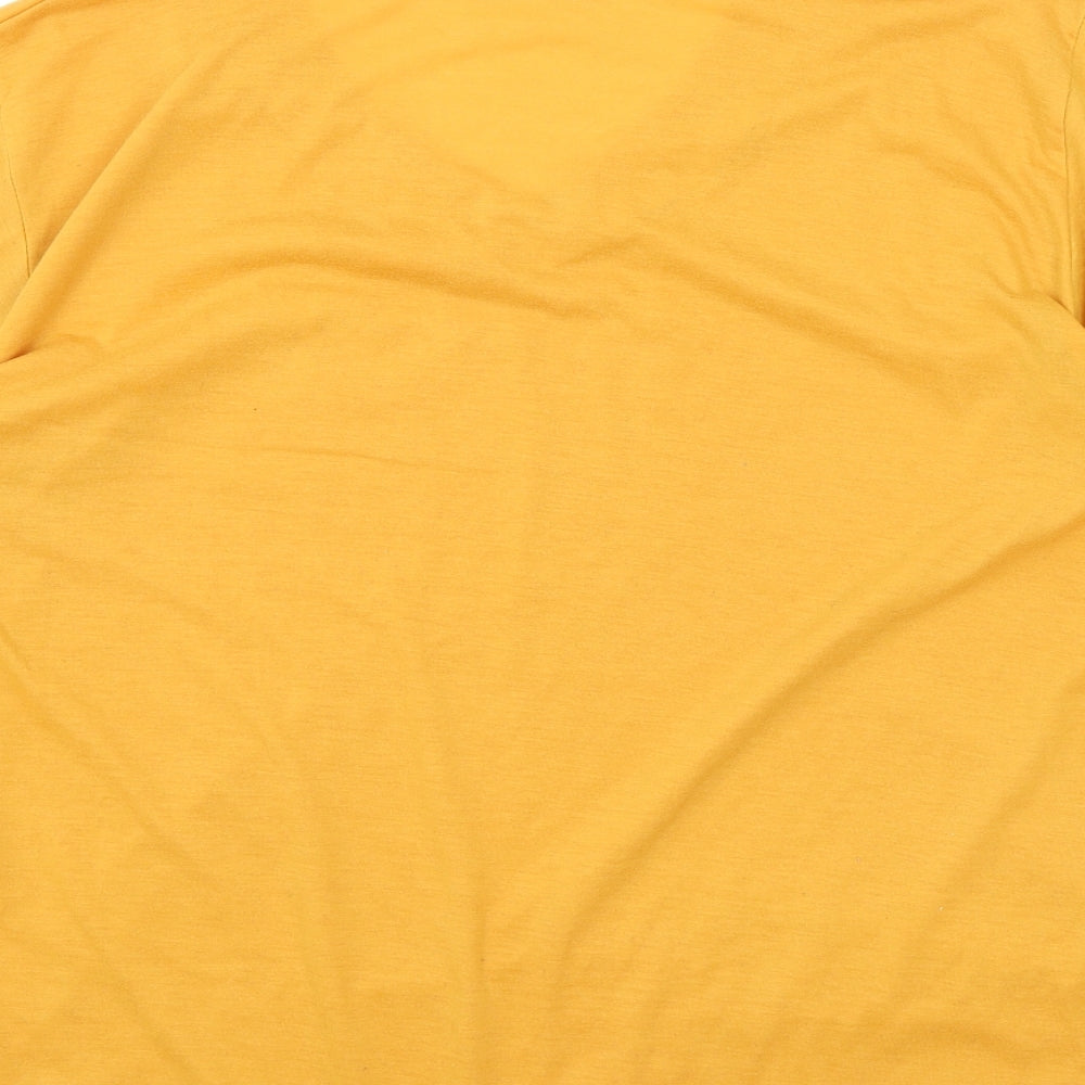 Womens UK Size XL Fashion Orange Basic T-Shirt