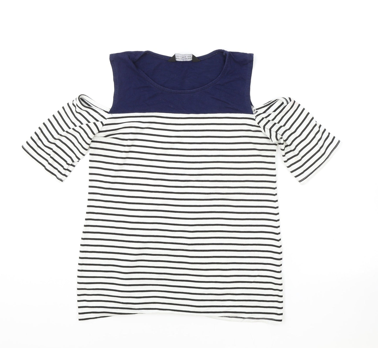 Womens UK Size 8 Dorothy Perkins White Basic T-Shirt