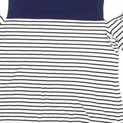 Womens UK Size 8 Dorothy Perkins White Basic T-Shirt