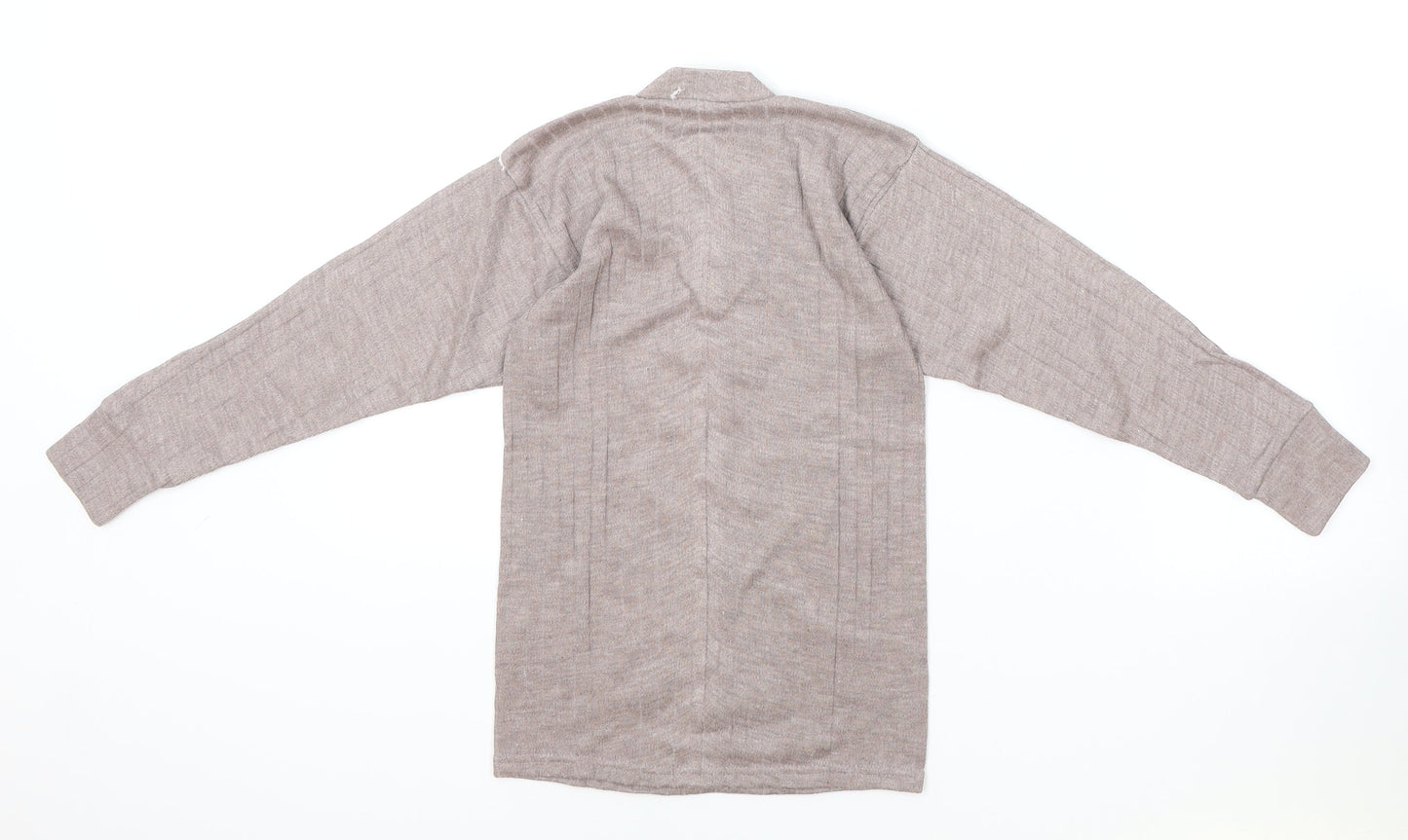 CHAMP (IN) Womens Pink V-Neck Cotton Pullover Jumper One Size