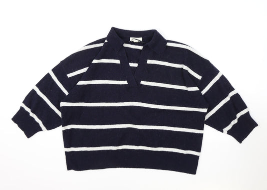 Womens UK Size S H&M Blue Pullover Jumper