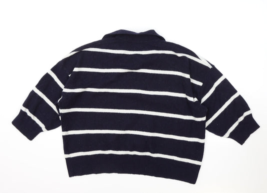 Womens UK Size S H&M Blue Pullover Jumper