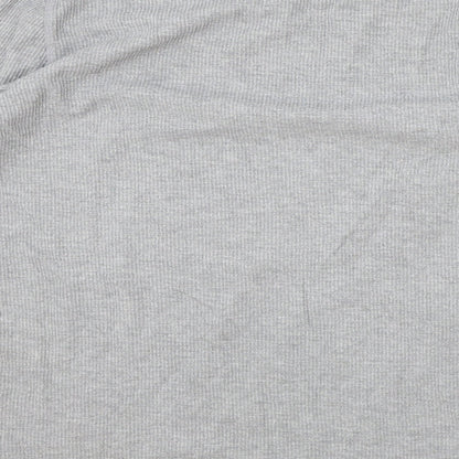 Eddie Bauer Mens Grey Round Neck Polyester Pullover Jumper Size M