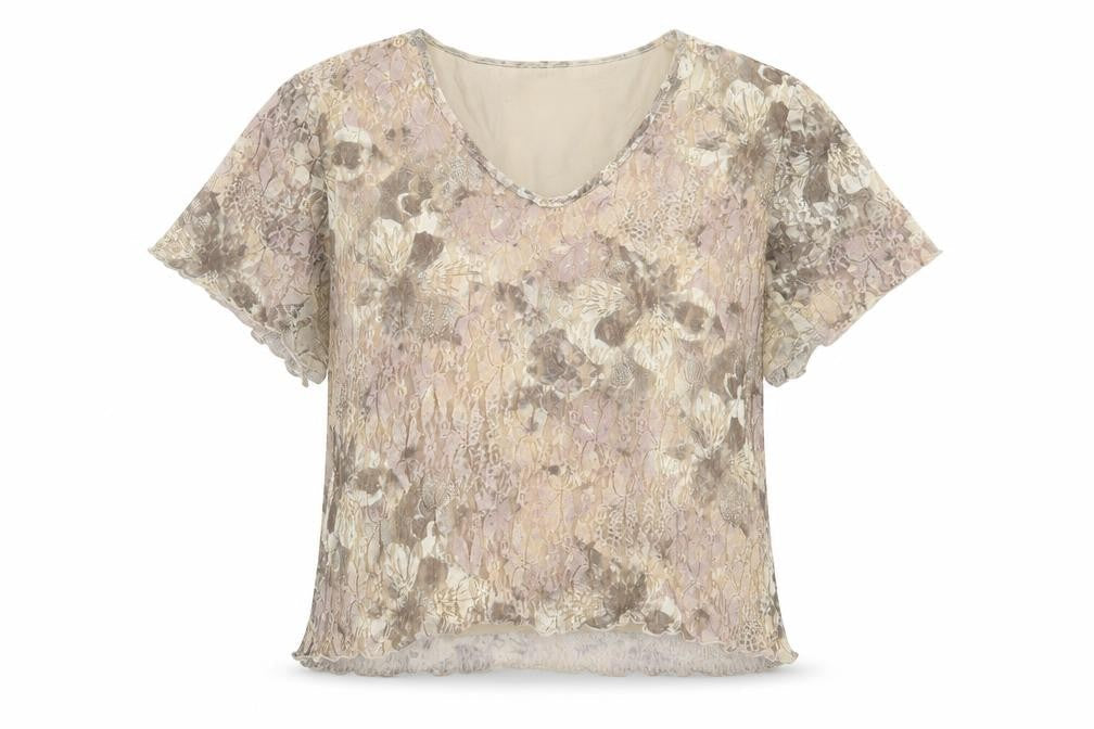 Womens UK Size 14 Berkertex Multicoloured Basic T-Shirt