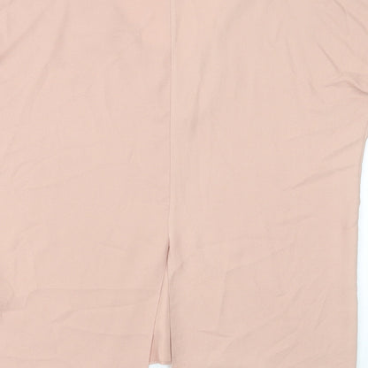 Womens UK Size 10 River Island Pink Basic T-Shirt
