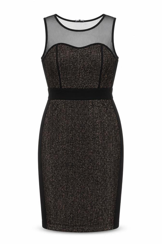 New Look Womens Black Polyester Bodycon Size 10 Crew Neck Pullover