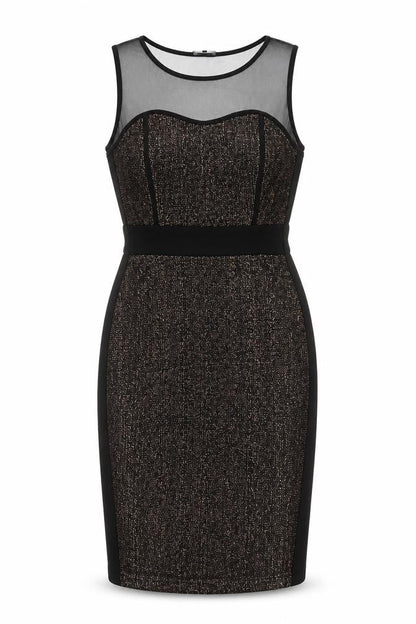 New Look Womens Black Polyester Bodycon Size 10 Crew Neck Pullover
