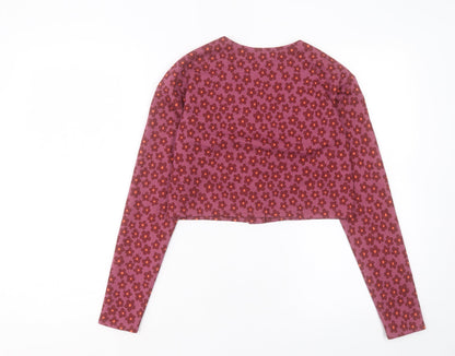 Womens UK Size XS Pacific Republic Purple Cardigan Jumper