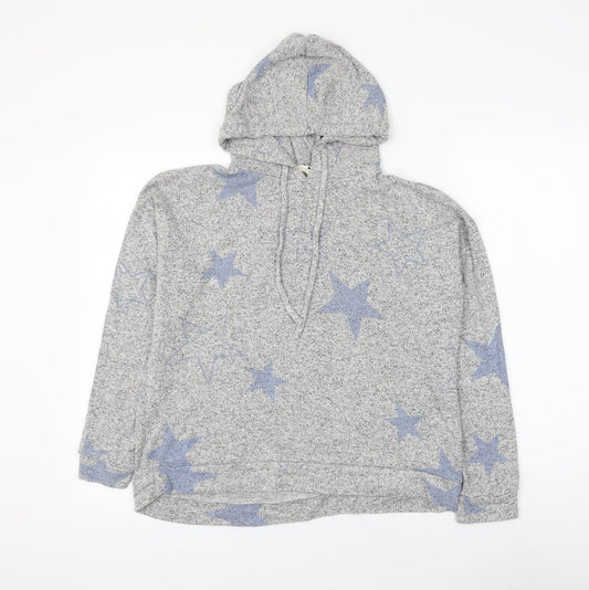Womens UK Size 12 Marks and Spencer Grey Pullover Hoodie