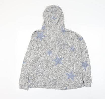Womens UK Size 12 Marks and Spencer Grey Pullover Hoodie