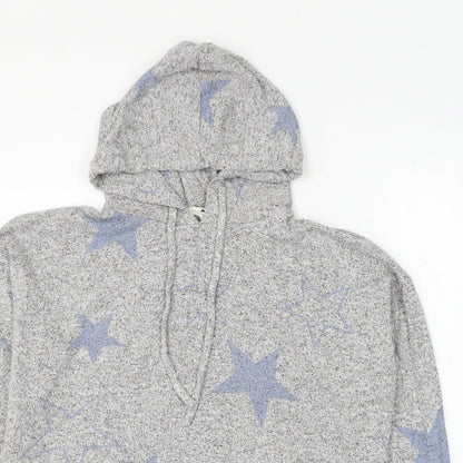 Womens UK Size 12 Marks and Spencer Grey Pullover Hoodie