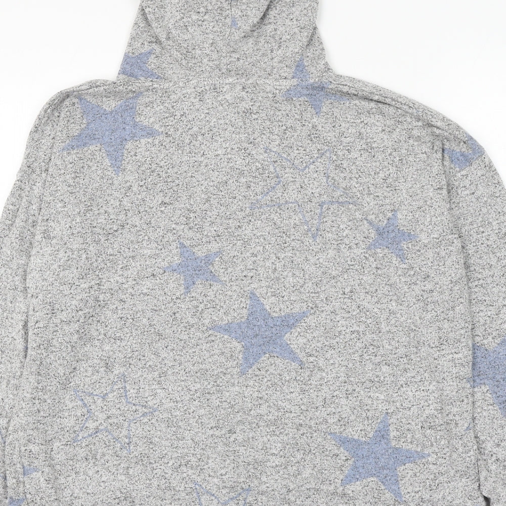 Womens UK Size 12 Marks and Spencer Grey Pullover Hoodie