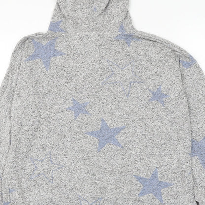 Womens UK Size 12 Marks and Spencer Grey Pullover Hoodie