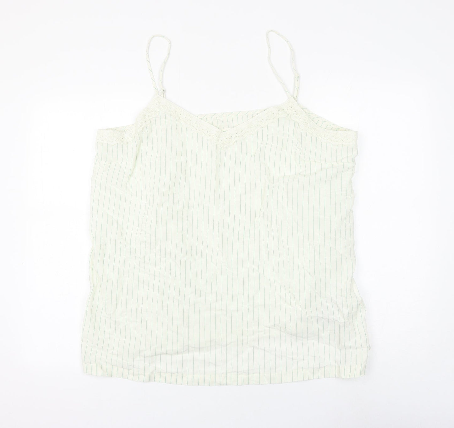 Womens UK Size 22 Marks and Spencer White Basic Tank