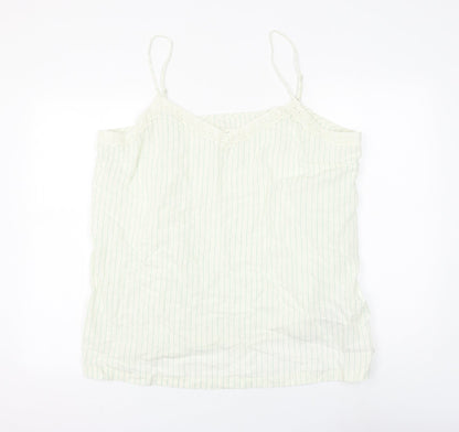 Womens UK Size 22 Marks and Spencer White Basic Tank