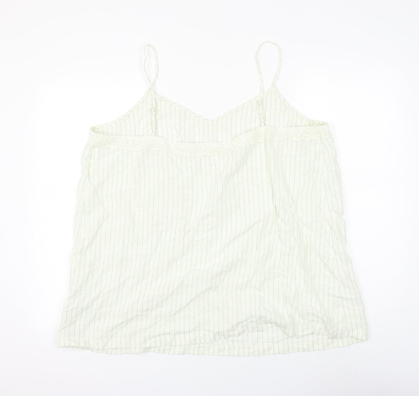 Womens UK Size 22 Marks and Spencer White Basic Tank